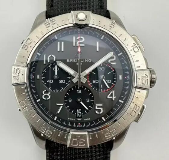 Luxury New Men Quartz Watch Chronograph Watches Avenger B01 Stainless Steel Silver Black Yellow Canvas Leather Sapphire 44mm