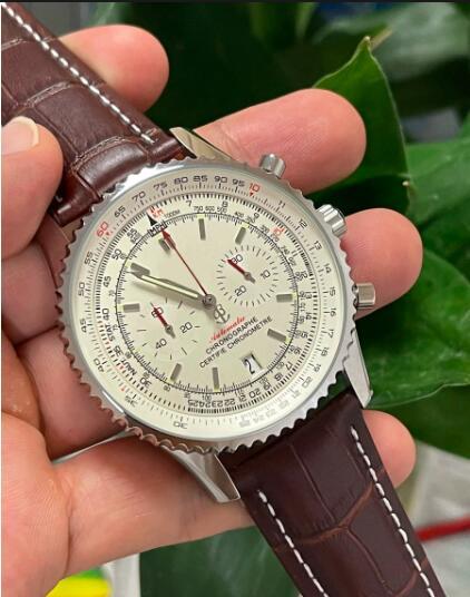 Luxury New Mens Quartz Watch Chronograph Black Blue Leather Relogio Masculino