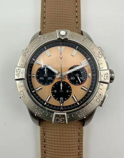 Luxury New Men Quartz Watch Chronograph Watches Avenger B01 Stainless Steel Grey Black Green Canvas Leather Sapphire 44mm