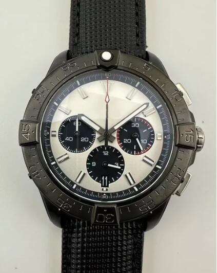 Luxury New Men Quartz Watch Chronograph Watches Avenger B01 Stainless Steel Full Black Blue Sport Canvas Leather Sapphire 44mm