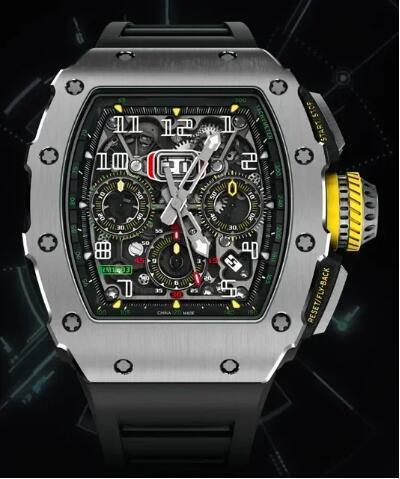 Luxury New Mens Automatic Mechanical Watch Black Rubber Skeleton Dial Fashion Watches