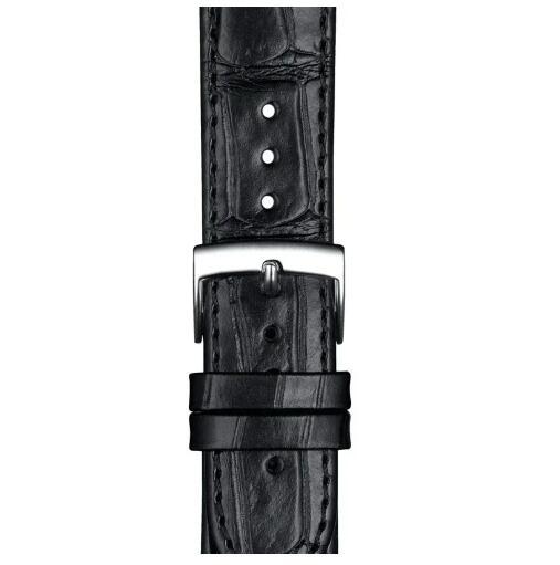 Luxury New Quartz Mens Watch Chronograph Black Dial Leather Relogio Masculino