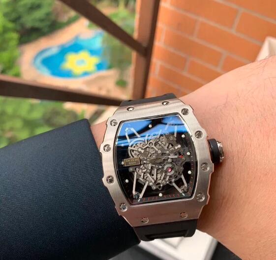 Luxury New Mens Automatic Mechanical Watch Black Rubber Rose Gold Fashion Watches
