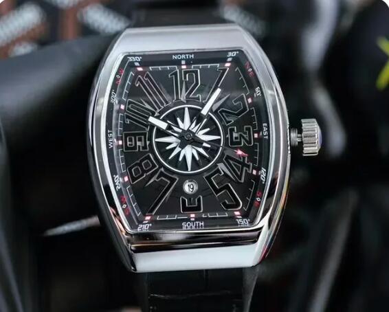Luxury New Mens Automatic Mechanical Watch Black Blue Rubber Rose Gold V45 Fashion Watches