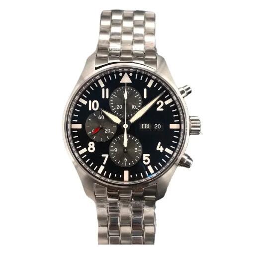 Luxury New Mens Mechanical Watch Pilots Automatic Black Dial Fashion Watches