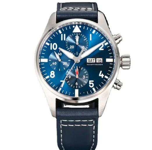 Luxury Brand Watches Men Mechanical Automatic Pilots Red Blue Green Leather Stainless Steel