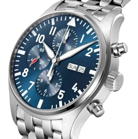 Luxury New Mens Automatic Mechanical Watch Pilot Steel Gray Sport Watches