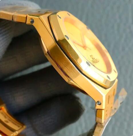 Luxury New Mens Automatic Mechanical Watch Stainless Steel Strap Yellew Gold Fashion Sport Wristwatch Blue