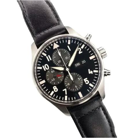 Luxury New Mens Automatic Mechanical Watch Blue Dial Brown Leather Sport Watches