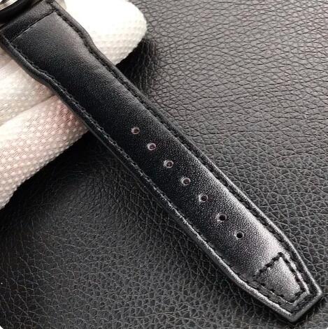 Luxury New Mens Mechanical Watch Pilot Automatic Black Leather Fashion Watches