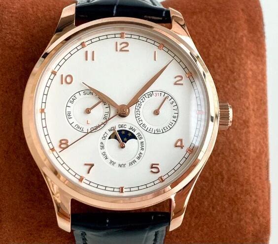Luxury New Automatic Mechanical Men's Watch Rose Gold Black Leather Fashion Watches