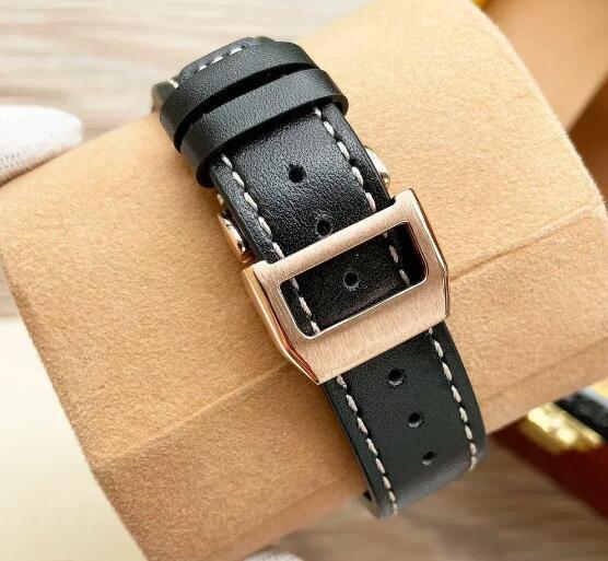 Luxury New Men Automatic Mechanical Watch Brown Black Leather Fashion Watches