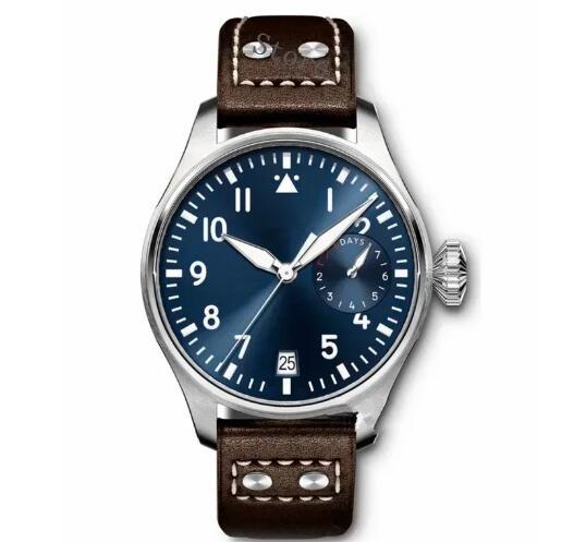 Luxury New Mens Automatic Mechanical Watch Blue Dial Brown Leather Reloj Hombre