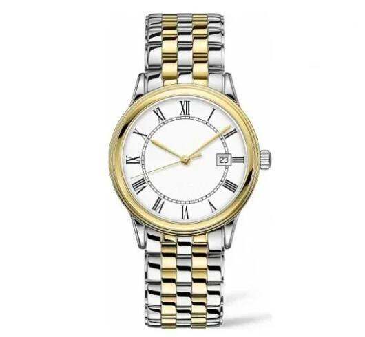 Luxury New Mens Watch Military Flag Calendar Gold Mechanical Automatic Relogio Masculino