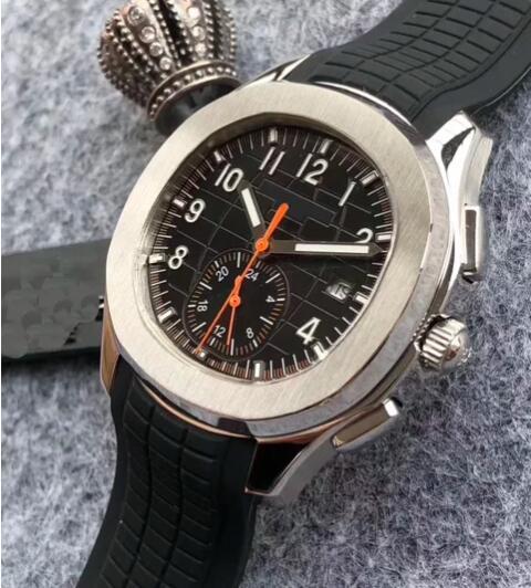 Luxury New Mens Mechanical Watch Automatic White Dual Time Grey Black Relogio Masculino