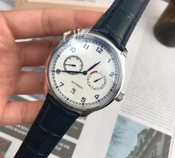 Luxury New Mens Mechanical Watch Pilots Prince Automatic Blue Leather Fashion Watches