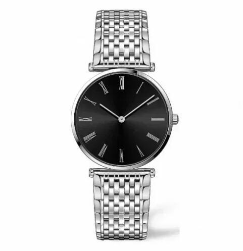 Luxury New Mens Watch Jialan Automatic Mechanical Black White Dial Reloj Hombre