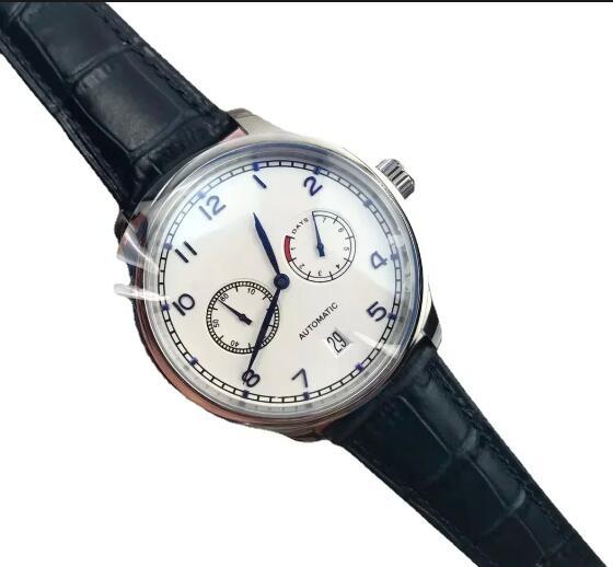 Luxury New Mens Mechanical Watch Pilots Prince Automatic Blue Leather Fashion Watches