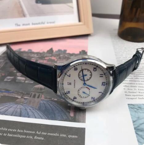 Luxury New Mens Mechanical Watch Pilots Prince Automatic Blue Leather Fashion Watches