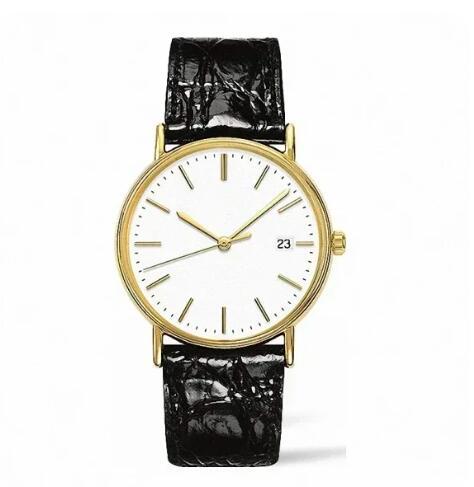 Luxury New Mens Watch Rose Beauty Mechanical Automatic Black Leather Gold Reloj Hombre