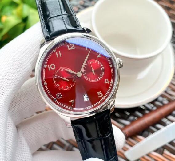 Luxury New Mens Automatic Mechanical Watch Black Blue Leather Rose Gold Fashion Watches