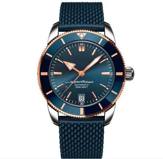 Luxury New New Mens Superocean Automatic Mechanical Watch Ceramic Black Blue Rubber Rose Gold Sport Watches