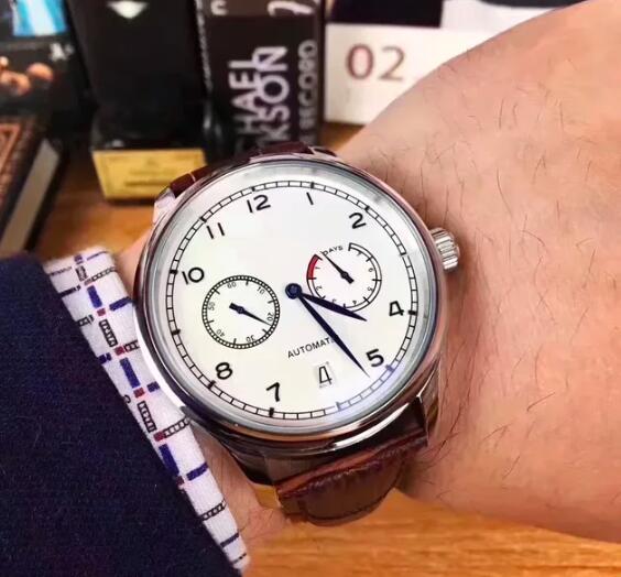 Luxury New Mens Mechanical Watch Pilots Black Leather Automatic Fashion Watches