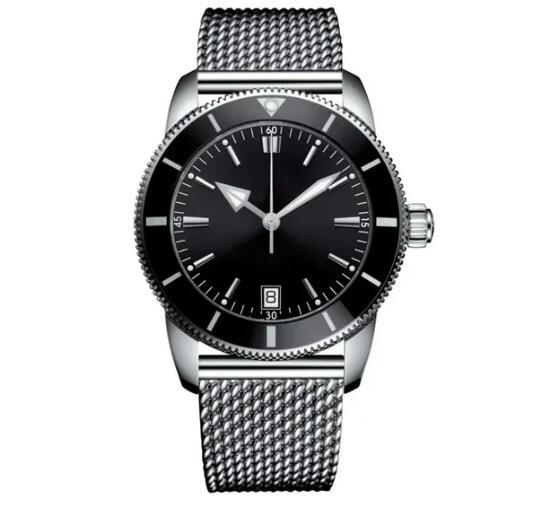 Luxury New New Mens Superocean Automatic Mechanical Watch Ceramic Black Blue Rubber Rose Gold Sport Watches