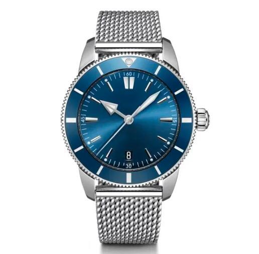 Luxury New New Mens Superocean Automatic Mechanical Watch Ceramic Black Blue Rubber Rose Gold Sport Watches