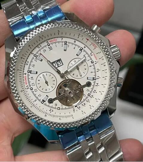Luxury New Mens Mechanical Watch Black Blue Automatic Tourbillion Sport Watches