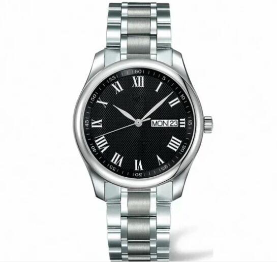 Luxury New Mens Automatic Mechanical Black Brown Leather Watch Relogio Masculino