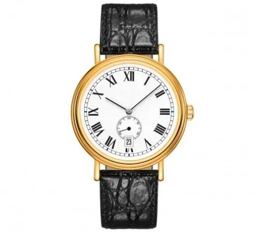Luxury New Mens Watch Rose Beauty Mechanical Automatic Back Leather Gold Reloj Hombre