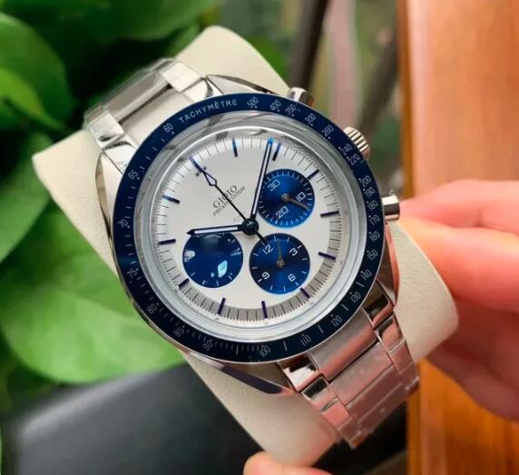 New Mens Automatic Mechanical Watch Stainless Steel Blue Canvas Leather Sapphire Ceramic Bezel