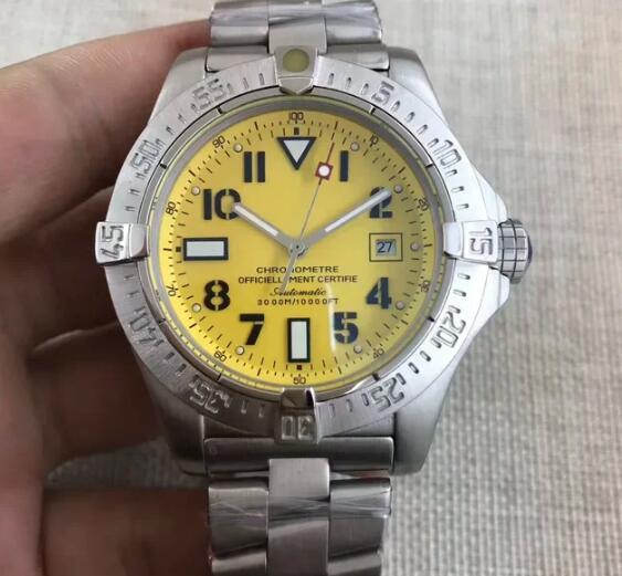 Luxury New Mens Mechanical Avenger Watch Automatic Seawolf Black Blue Fashion Watches