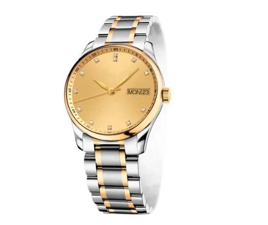 Luxury New Mens Mechanical Automatic Gold Dial Watch Relogio Masculino