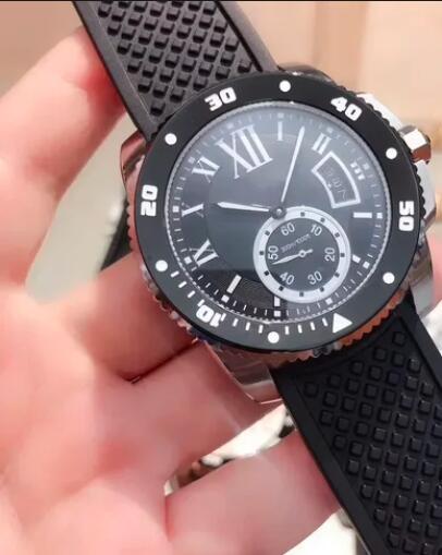 Luxury New Mens Mechanical Watch Automatic Rubber Black Blue Leather Ceramic Sport Watches
