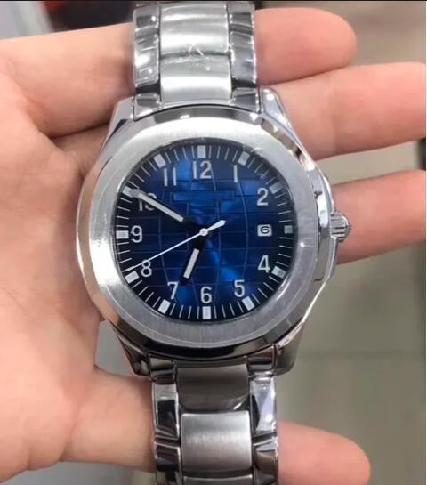 Luxury New Mens Mechanical Watch Automatic Black Blue Iiron Sport Watches