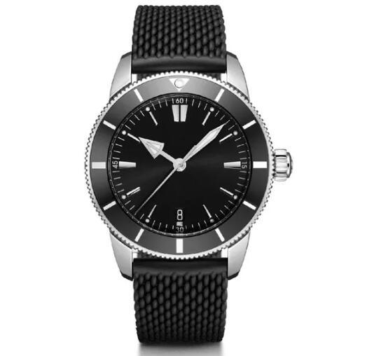 Luxury New New Mens Superocean Automatic Mechanical Watch Ceramic Black Blue Rubber Rose Gold Sport Watches