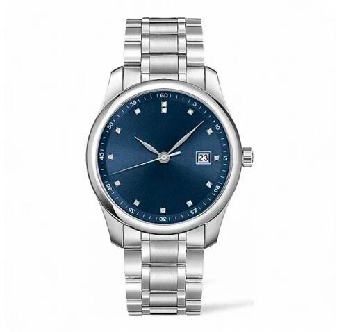 Luxury New Mens Watch Calendar Automatic Mechanical Black Leather Fashion Watches