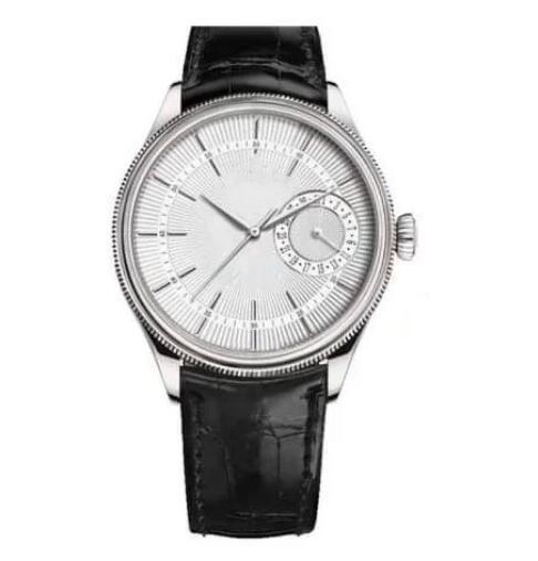 Luxury New Mens Mechanical Watch Automatic Black Rose Gold Leather Reloj Hombre