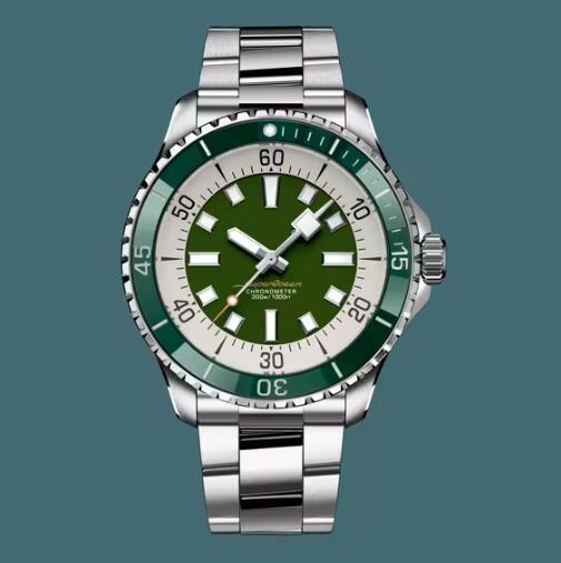 Luxury New Mens Automatic Mechanical Watch B42 Stainless Steel Superocean Black Blue Ceramic Bezel Sapphire Glass 44mm