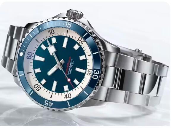 Luxury New Mens Automatic Mechanical Watch B42 Stainless Steel Superocean Black Blue Ceramic Bezel Sapphire Glass 44mm