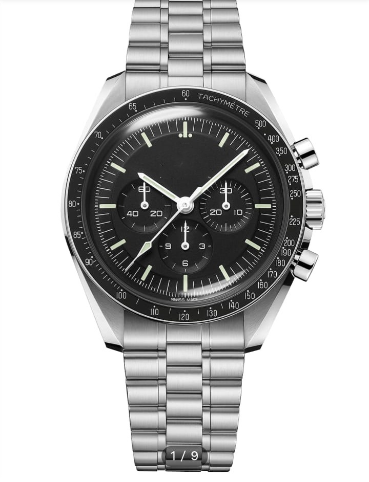Men's Watch Luxury Brand Stainless Steel Speedmaster Moonwatch Professional 310.30.42.50.01.002