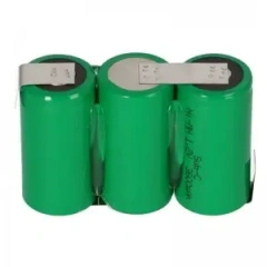 3-series Sub-C 3600mAh 3.6V NiMH with soldering lug batteries