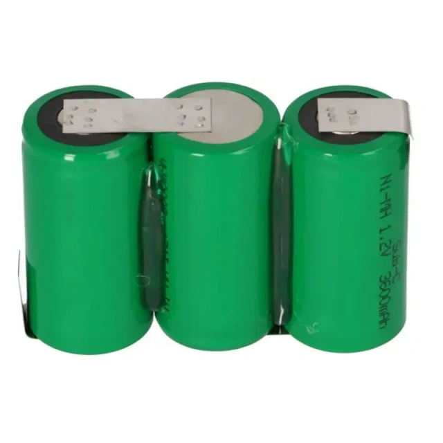 3-series Sub-C 3600mAh 3.6V NiMH with soldering lug batteries