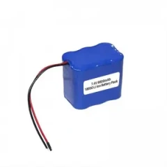 7.4V 6600mAh 18650 Li-ion Battery Pack for Military Flashlight