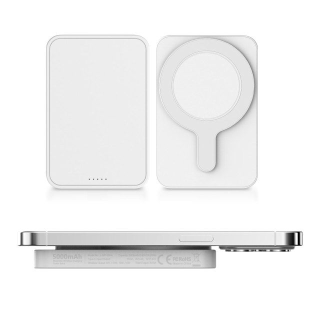 5000mAh Slim Magnetic Power Bank 15W Wireless Portable Charger Magsafe Battery Pack