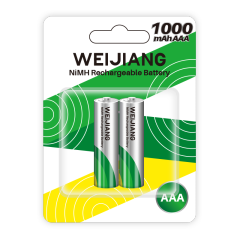 1000mAh AAA NiMH Rechargeable Battery