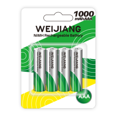 1000mAh AAA NiMH Rechargeable Battery