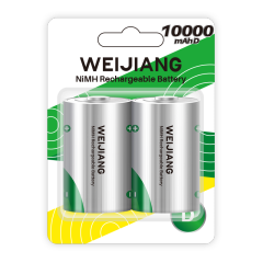 1.2v 10000mAh D Size NiMH Battery | Weijiang Power